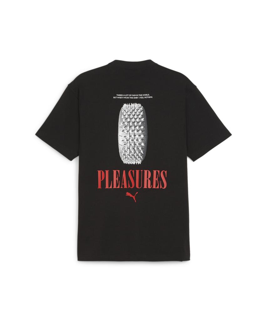 Puma X Pleasures Graphic Short Sleeve T-Shirt - Black / 624096-01