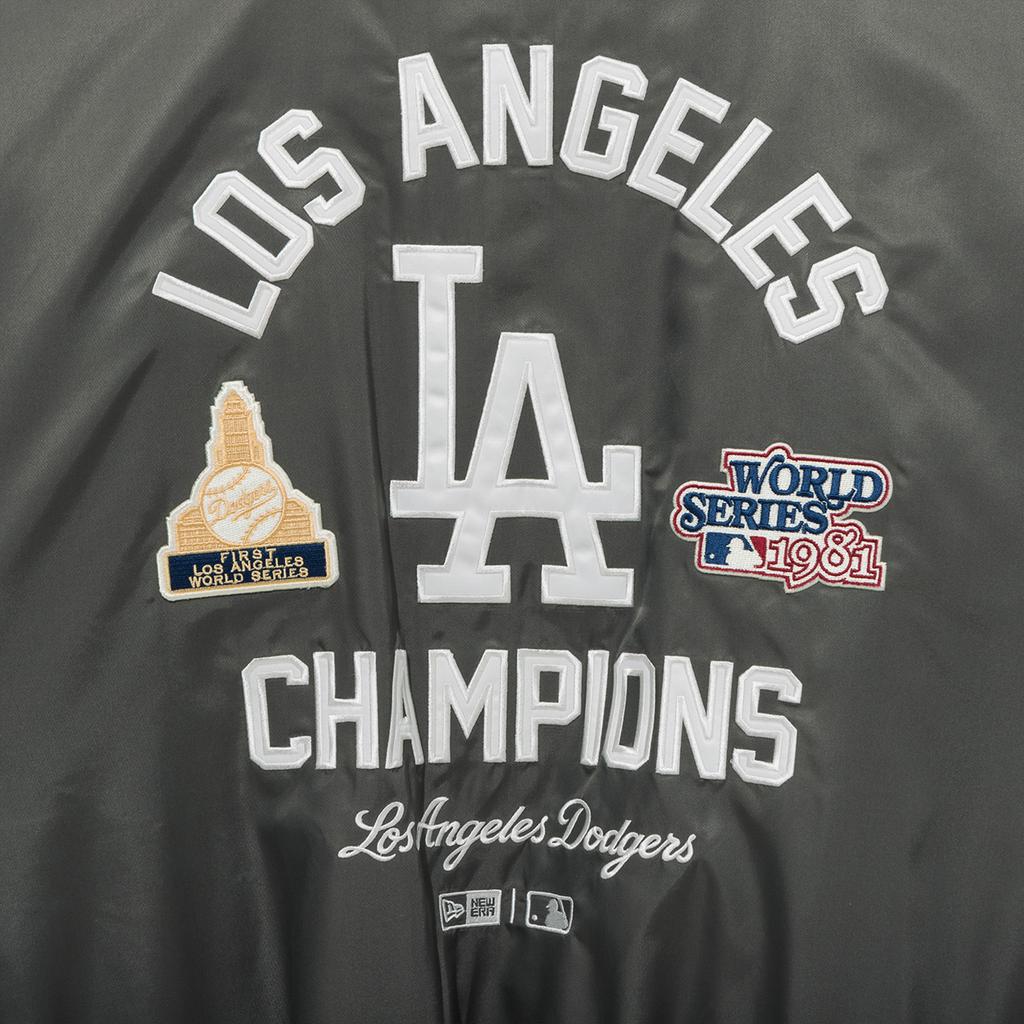 New Era Mlb La Dodgers Nylon Stadium Jacket Grey 14742037