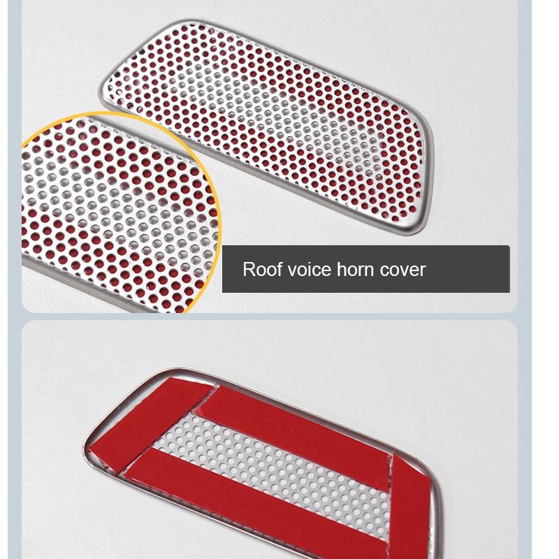For Volvo car roof voice horn cover stainless steel S60 V60 XC60 S90 V90CC XC90 XC40 C40 EX40