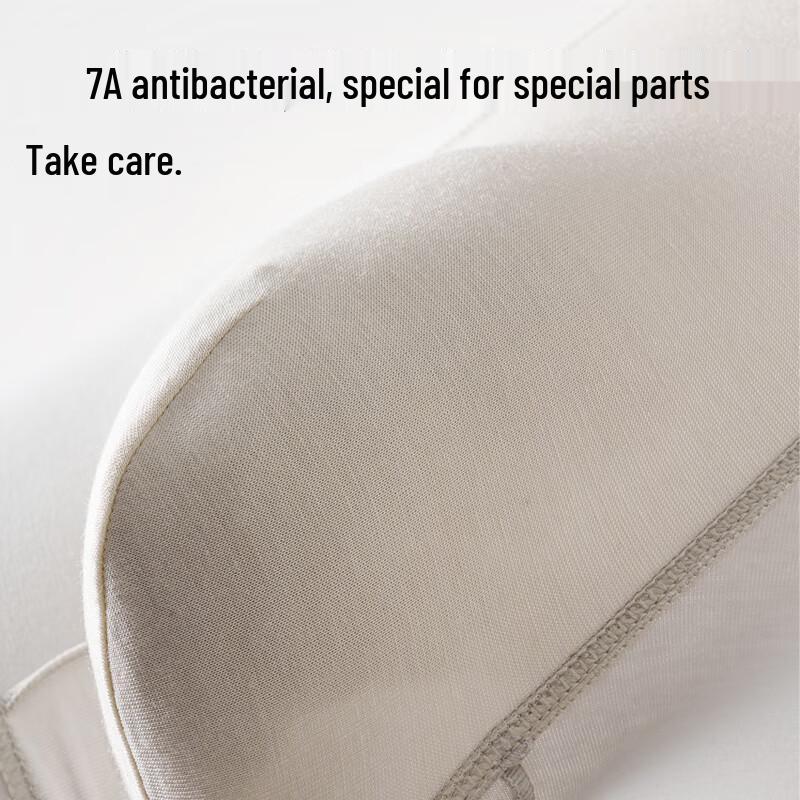 MIIOW Men's Luxury Long-Staple Cotton Silk Antibacterial Boxer Briefs 3-Pack