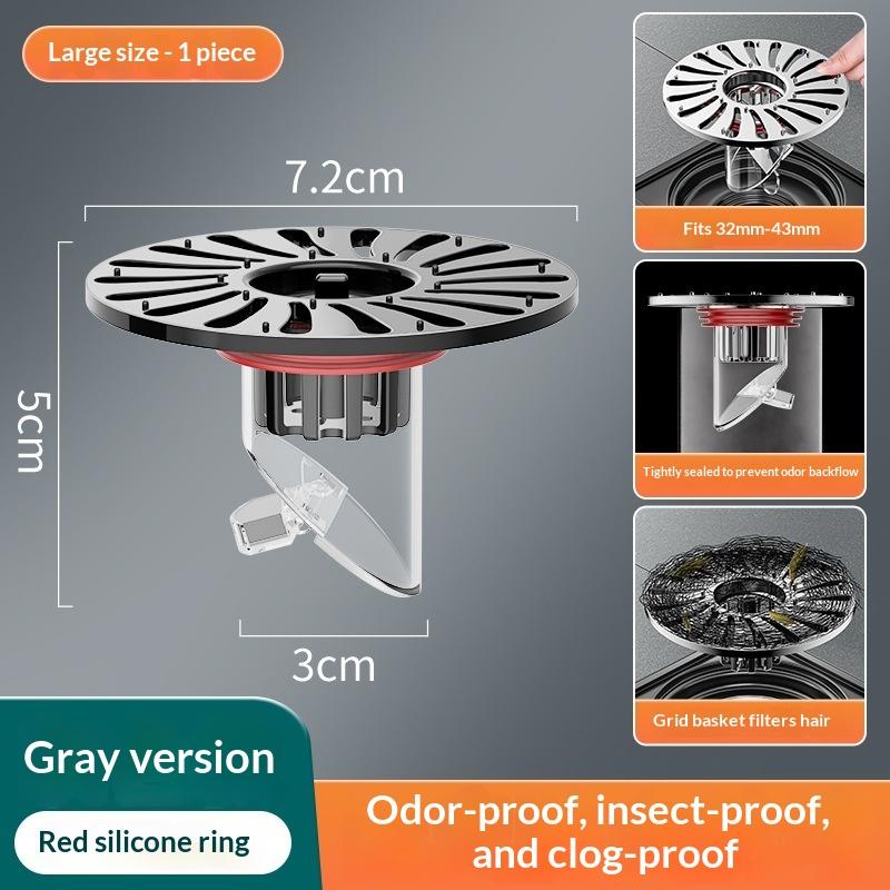 New Anti Odor Floor Drain Core Removable Insect Prevention Drain Cover Colander Shower Drainer Kitchen Bathroom Accessories