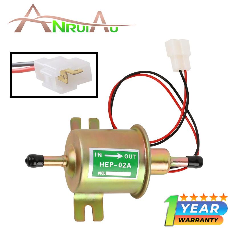 FOR Universal Gas Diesel Inline Low Pressure Electric Fuel Pump 12V 2.5-4PSI HEP-02A