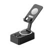 360° Rotating Phone Holder & Bluetooth Speaker - Desktop Stand with High-Quality Sound
