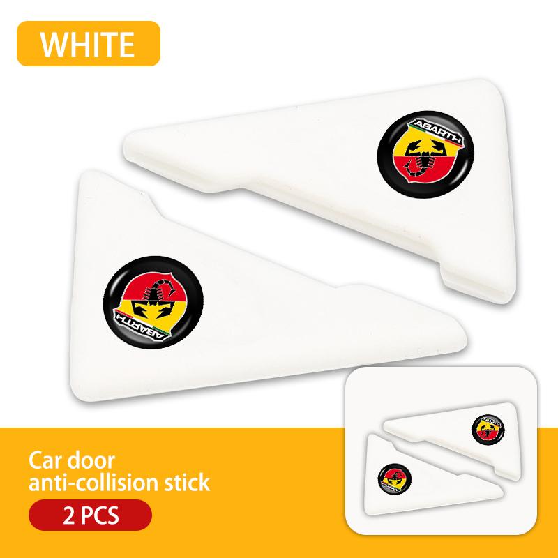Car Door Corner Protective Anti-Collision Strip Silicon For Abarth Fiat Grande Punto Tipo Stilo Ducato Palio 500x