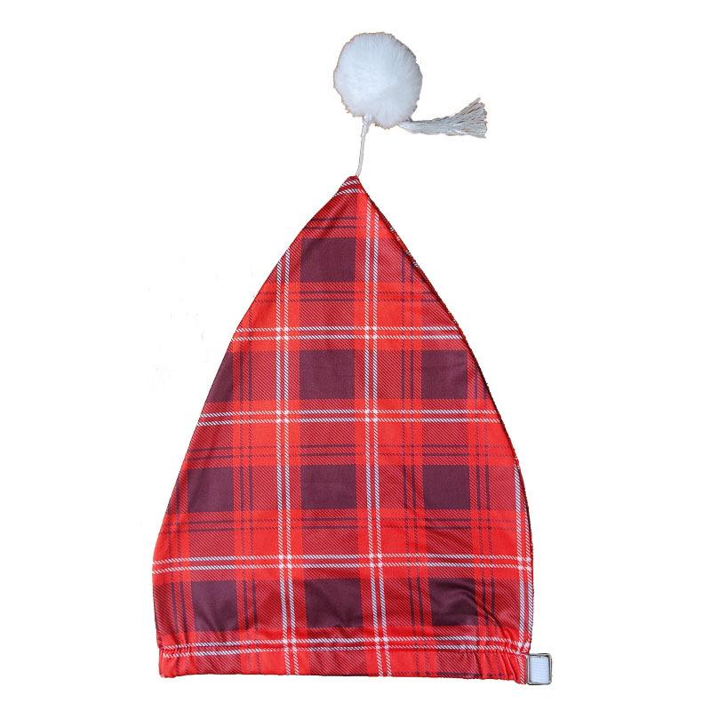 Elegant europeisk och amerikansk julmössa med tofs