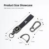 Leather Car Logo Key Chain Keyring Auto Interiors Accessories For Mitsubishi Xforce L200 Eclipse Cross Outlander Pajero Xpander