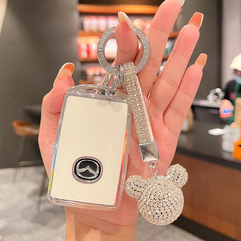 Mazda 3 Axela CX4/CX5 Atenza için TPU Elmas Anahtar Kılıfı