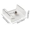 Acrylic Napkin Holder Trnsparent Desktop Napkin Stand with Weighted Arm for Bar Home Kitchen Countertop Dining Table Bathroom