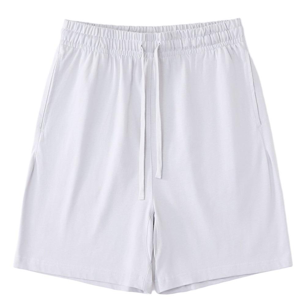 LVLV American Brand Trendy 275g Pure Cotton Loose T-shirt and Sports Shorts Set for Men, Women, and Kids.