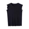 Girls Ruffle Sleeveless CuteKids Tops Loose Crewneck Pullover Casual Tees