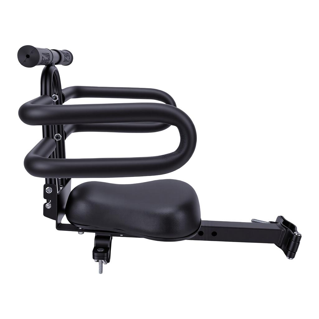 Front Mounted Toddler Bike Seat Guardrail Security Prevents Slipping Spokes Bike Seat Durable Metal Double Frame for