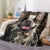1Pc French Bulldog Print Flannel Blanket, High quality Comfortable for All Seasons, Home Decor, Warmth and Comfort, Perfect for Gifts