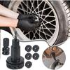 Stud Rust Removal Tool,Hub Cleaning Tool,Brake Hub Resurfacing Kit,Wheel Stud Cleaner,Polishing Maintenance Automotive Tool,Portable Rust Remover