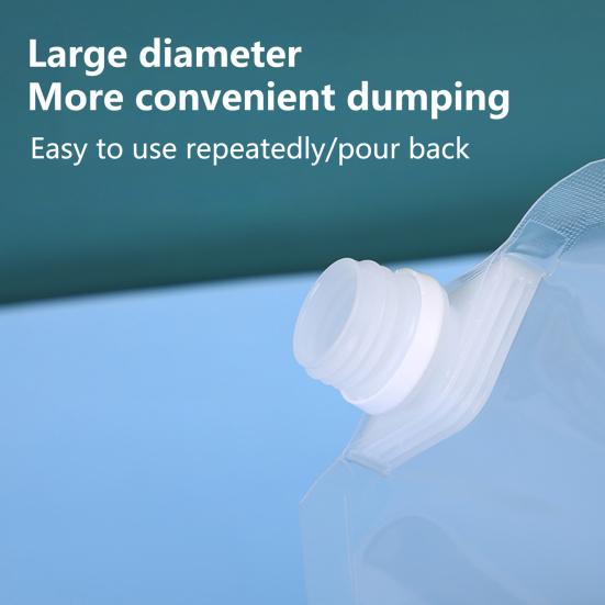 Food Packaging Bag Large Diameter High Capacity Transparent Moisture-Proof Kitchen Fresh-keeping Grain Storage Sealed Bag Home Supplies