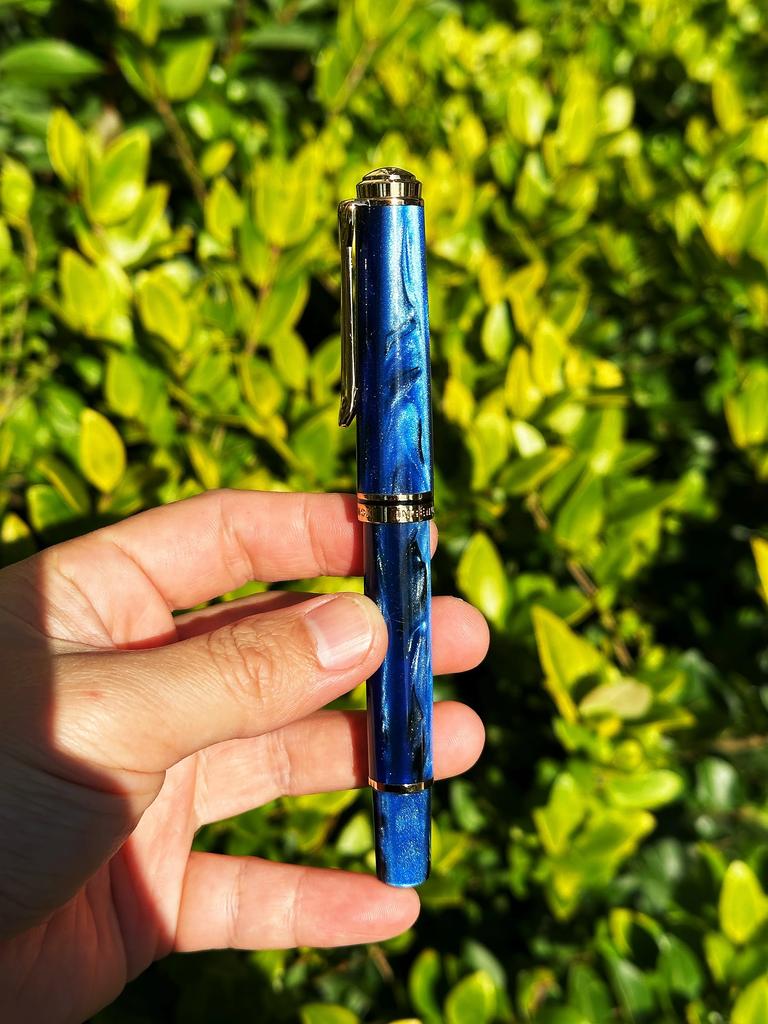 New ADMOK M800 Acrylic Piston Fountain Pen BOCK/Schmidt Soft Smooth No.6/35# Nib Inking Copy Students Writing Gift Pen