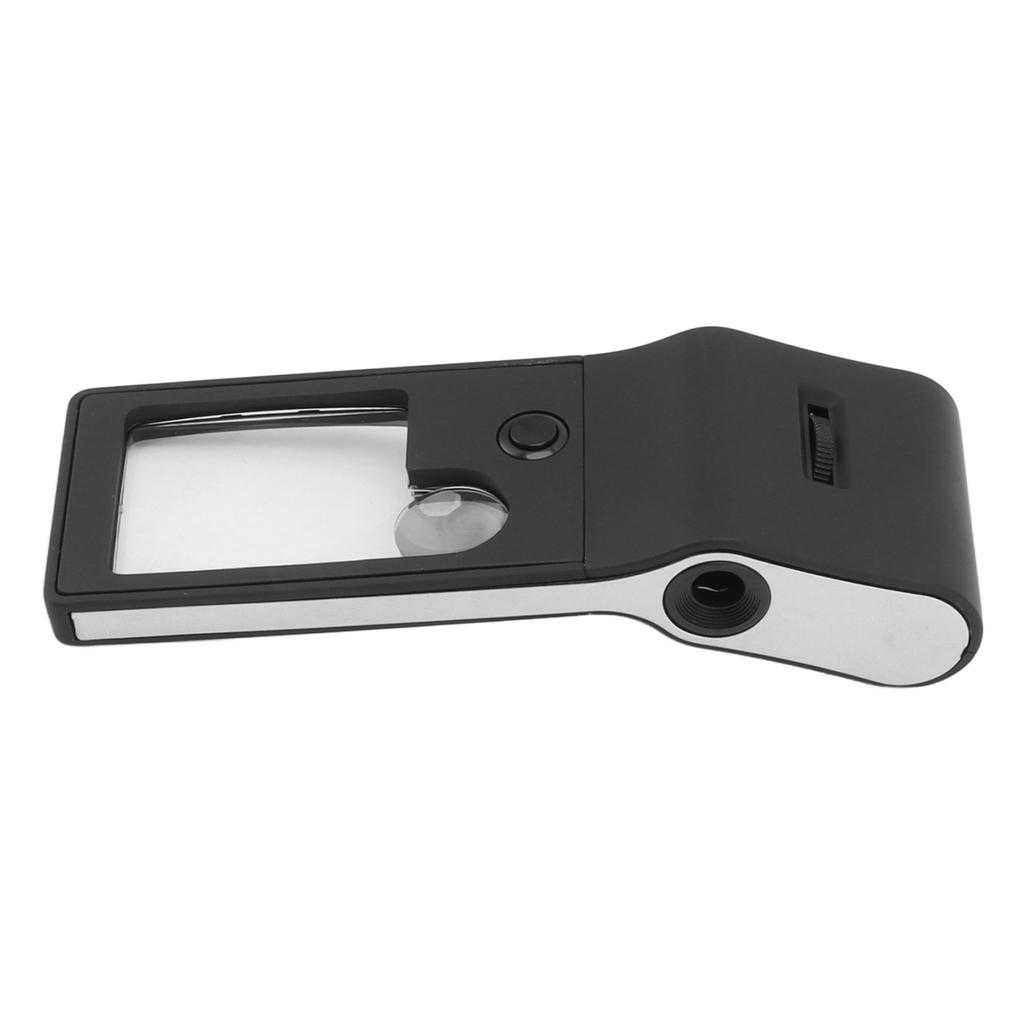 LED Lighted Magnifier 3X 10X 55X Portable Aspheric Magnifier High Bright UV Detection Magnifying