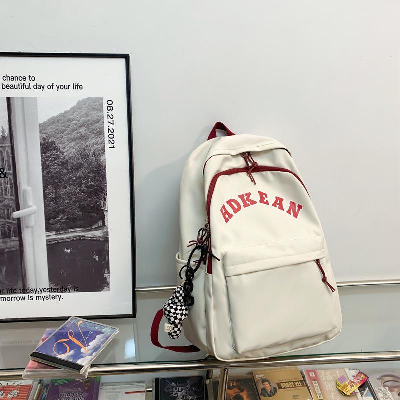 New Korean Style Backpack for Women: Simple Design, Perfect for College, High School, and Junior High Students.