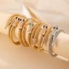Retro Snake-shaped Rhinestone Bracelet: European & American Style with Exaggerated Fashion Design