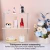 3-Layer Acrylic Desktop Storage Rack  Style Perfume Cosmetics Storage Rack Table Top Display Rack for Home Organization