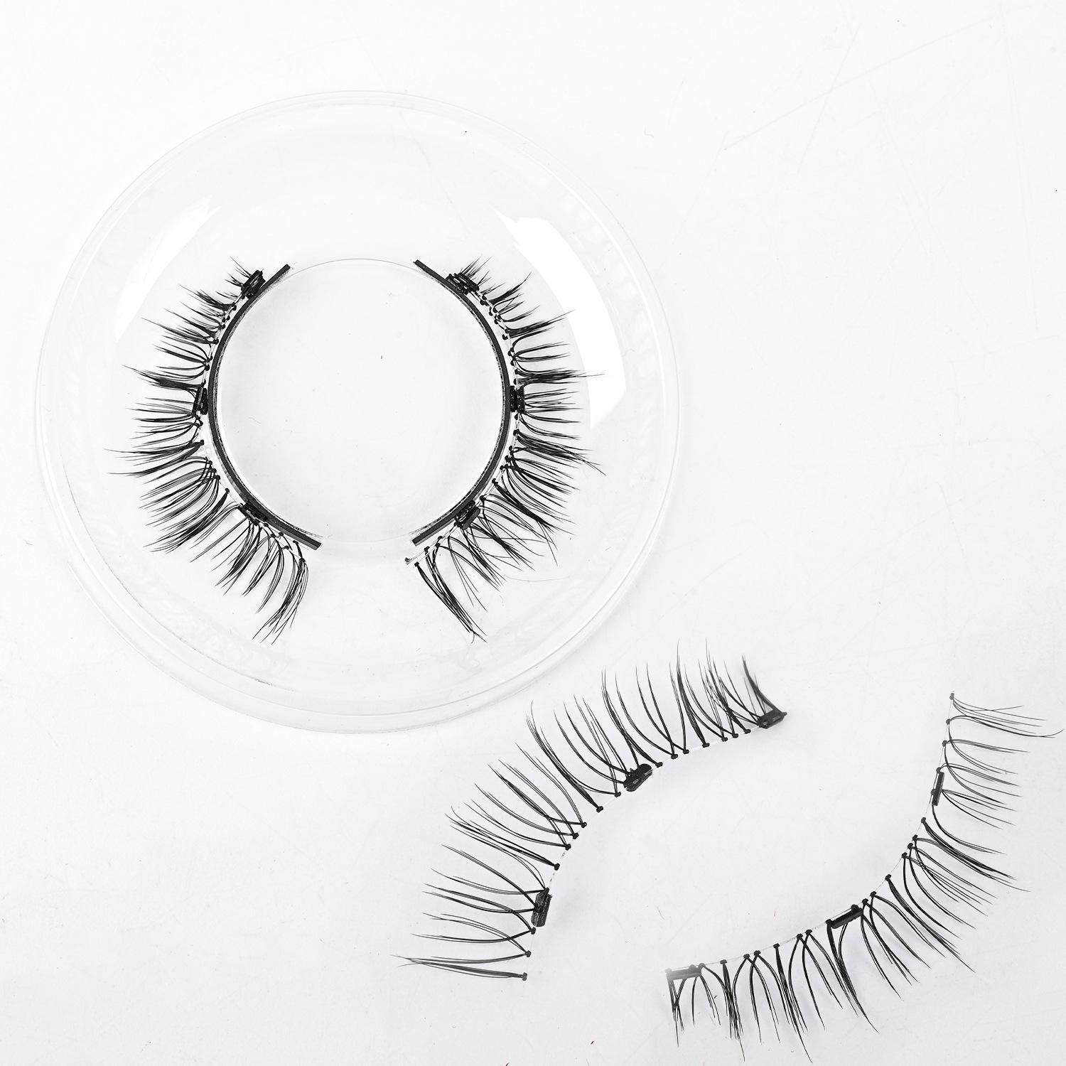 

Магнітні накладні вії - Стиль без клею для сценічного макіяжу та драматичних, більших очей