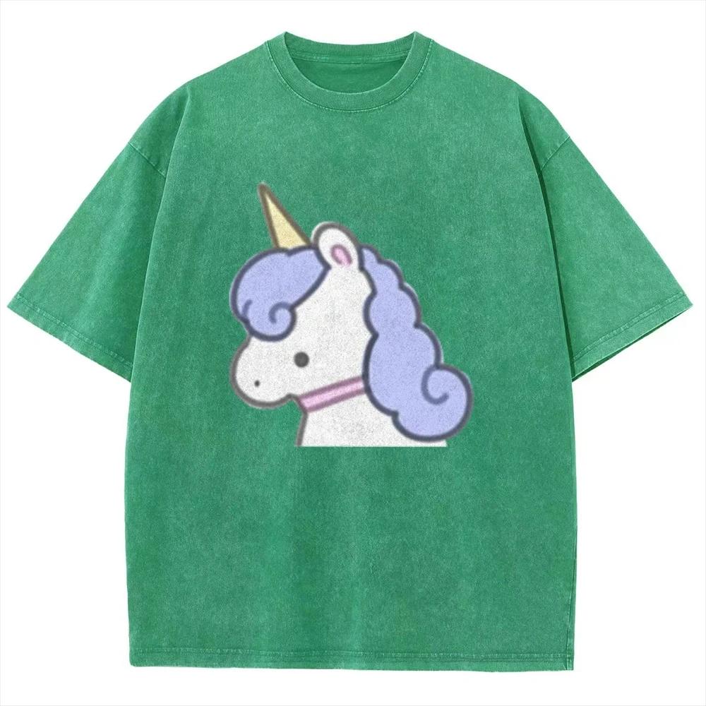 Koszulki graficzne Y2K Koszulki z krótkim rękawem T-shirty Urocze zwierzęta Nadruk Top Ubrania High Street Vintage Streetwear Lato