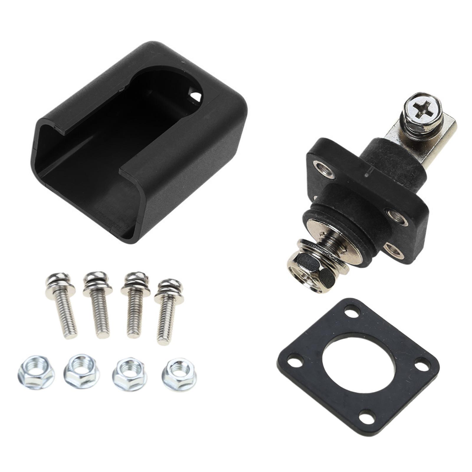 

200A Copper Lithium Battery Post High Current Copper Terminal Battery Connector Energy Storage Terminal Adapter чорний