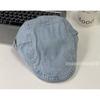 [Cowboy Is Cool] Denning Style Retro Denim Forward Hat Adjustable Big Head Circumference Fashionable Versatile Duckbill Hat Tide