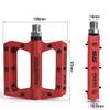 HOUSON Bicycle Nylon Bicycle Platform Inch Bicycle Road Bike Pedals Electric Mountain Folding and Road Bike Pedals Pedals, 9/16 Pedals, Pedals, (for