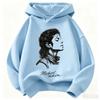 Felpa con cappuccio per bambini Michael Jackson Who's Bad Stampa ritratto album Pullover Bambini Ragazzi Ragazze Moda Felpa casual