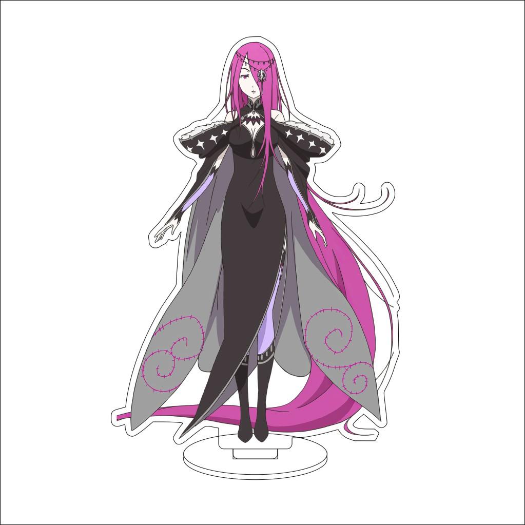 16CM Anime ZERO Starting Life in Another World Cosplay Acrylic Stand Ornaments Elsa Gran Hilte Figure Stand Halloween Gift