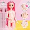30CM Pregnant Doll with Real Eyes & Long Eyelashes – Multi-Jointed Nude Doll Body