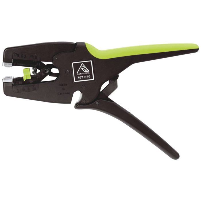 Pince à dénuder automatique - RENNSTIEG WERKZEUGE - MultiStrip 707 - 0.03 à 10 mm² - Noir - 1 pc(s)