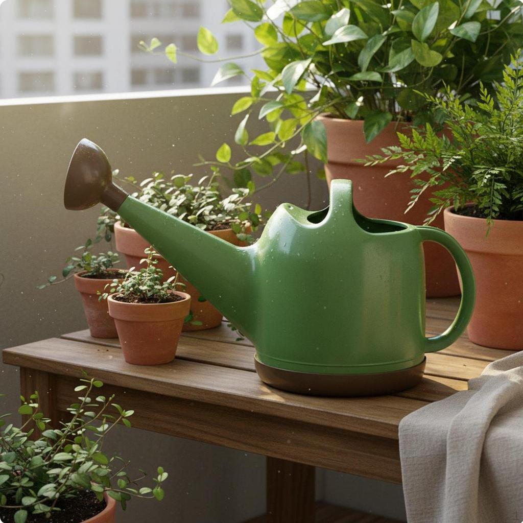 Gießkannen-Brausekopf Retro Langer Ausguss Großes Fassungsvermögen Gartengerät für Zuhause,