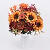 Simulierte Blumen Herbst Sonnenblumen Sonnenblumen Hochzeit Zuhause Kunstblumen Simulierte Bouquet