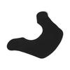 Haircut Neck Collar Soft Silicone Waterproof Hair Coloring Dyeing Neck Shawl Wrap for Barber Shop