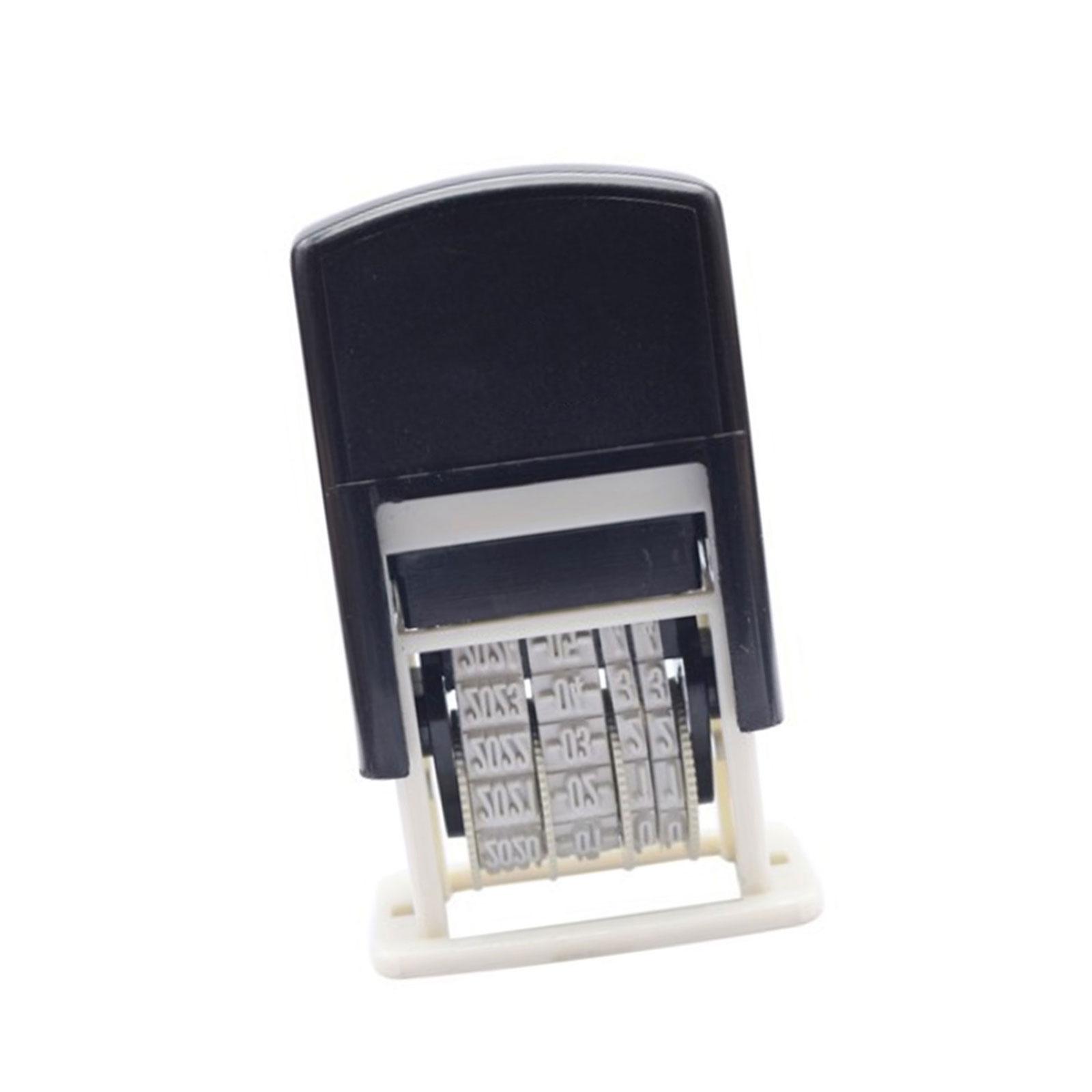 

Штамп даты Пластиковый штамп с цифрами Штамп с цифрами Регулируемый нумератор Самонаборный датер для офиса A