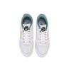 PUMA Suede Leather Mesh Low Top Sneakers White Green Unisex 384214-01