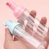 60ml PET Plastic Foaming Mousse Dispenser - Refillable Travel Facial Cleanser Bottle