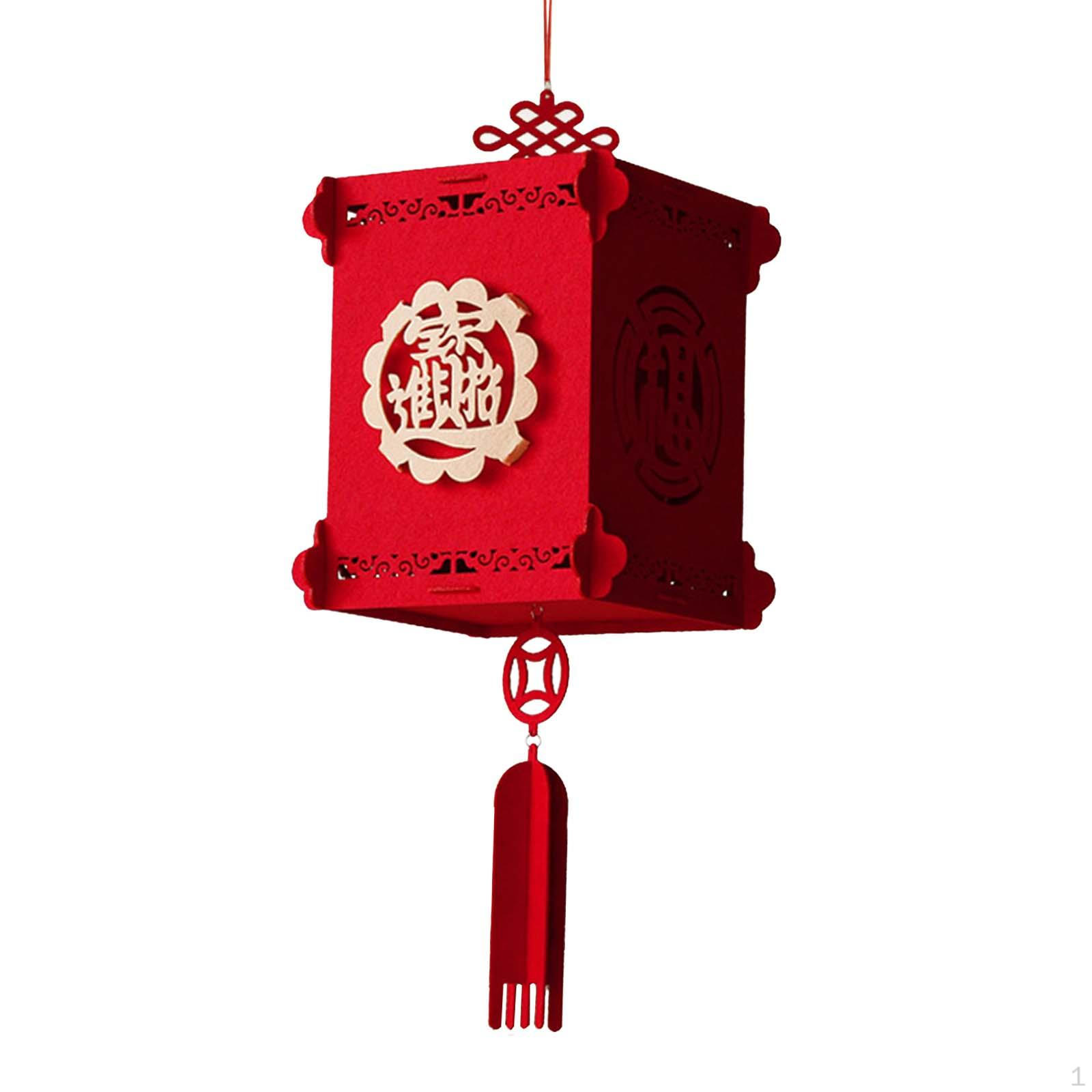 

Китайский 3D-фонарь с символом красного года, подвесное украшение на весну Style C