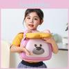 Dog Cute Pattern Kids Backpack With Colorful Stitching And Lightweight Design
