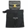 Excellent CELINE Card Case Triomphe Tan leather mens 10N062DB7 Used