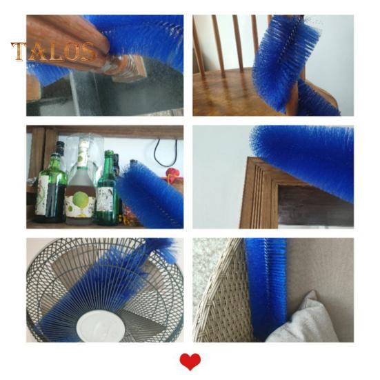 Lüfterreinigungsbürste, weiche Borsten, Mikrofaser-Staubtuch, flexibel, waschbar, antistatisches Design, elektrischer Lüfterspalt-Reinigungsschrubber, Lüfter-Staubwerkzeug