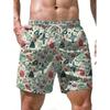 Summer Men's 3D Printed Beach Shorts Fashion Versatile Comfortable Vacation Style