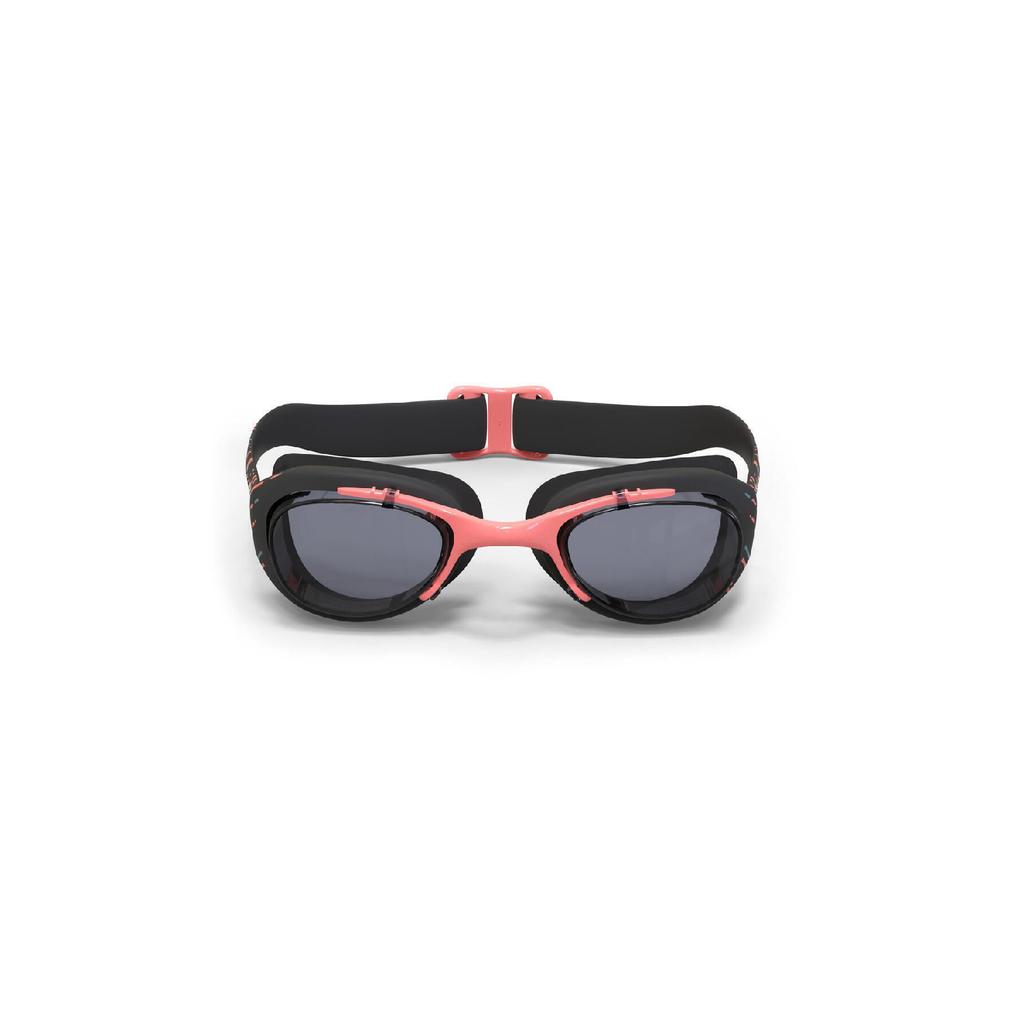 Lunettes de natation Nabaiji - Taille L - Noir / Orange - 100