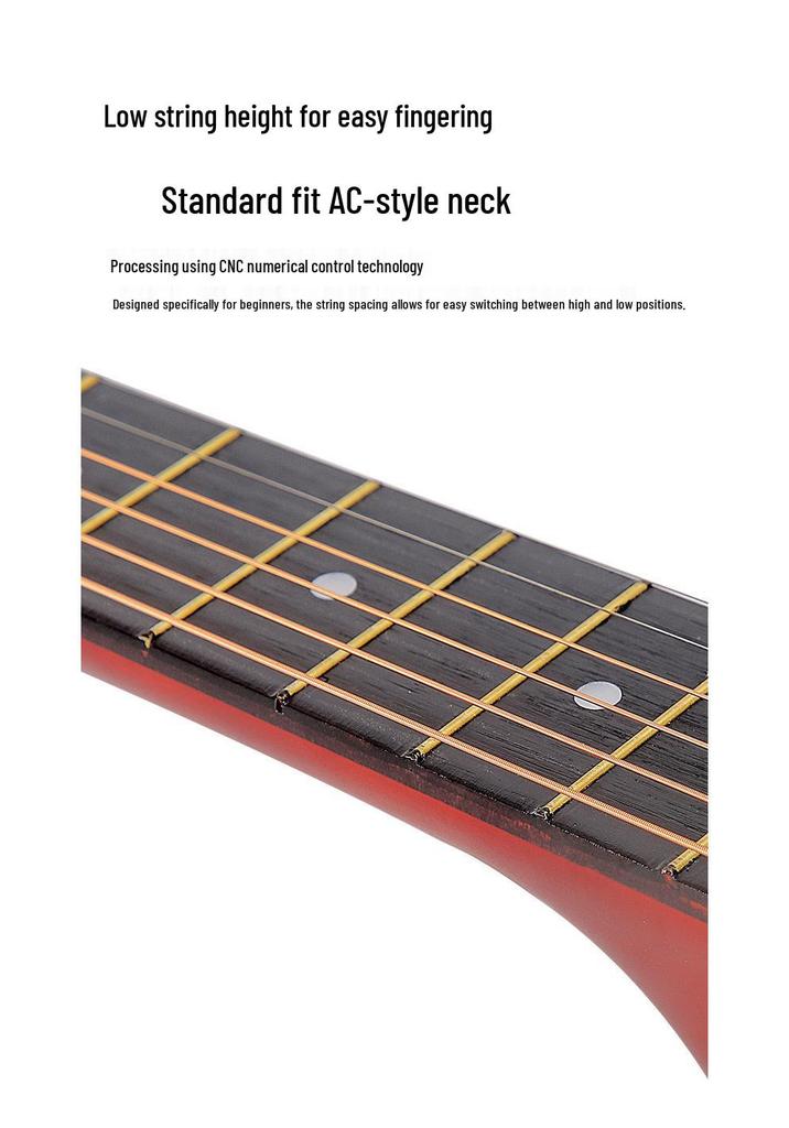 38" & 41" Wooden Beginner Practice Guitars In Stock
