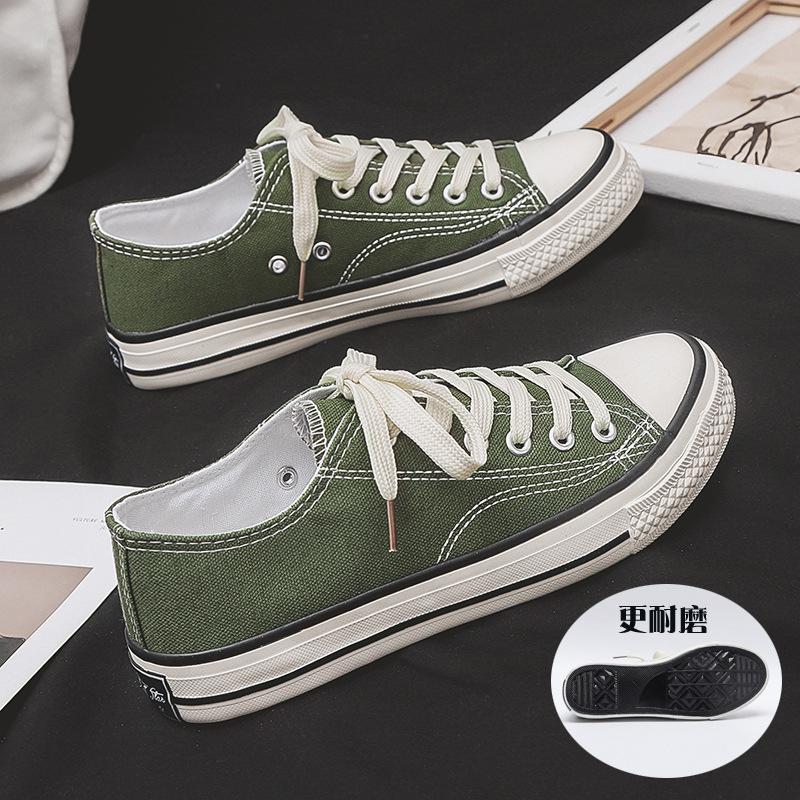 

Dou Chuan весенние новые парусиновые туфли женские трендовые простые низкие кеды повседневные тканевые туфли дышащие студенческие кеды для скейтборда мужские 43 (male)