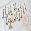 Retro Tableware Zinc Zinc Zinc Alloy Kitchen Tools Tea Spoon Dessert Spoon Sugar Spoon Coffee Spoon