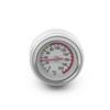 M30x1.5 Motorcycle Fuel Tank Caps With 0-200℃ Oil Temperature Gauge Pointers Dial Meter Black/Silver Gauge