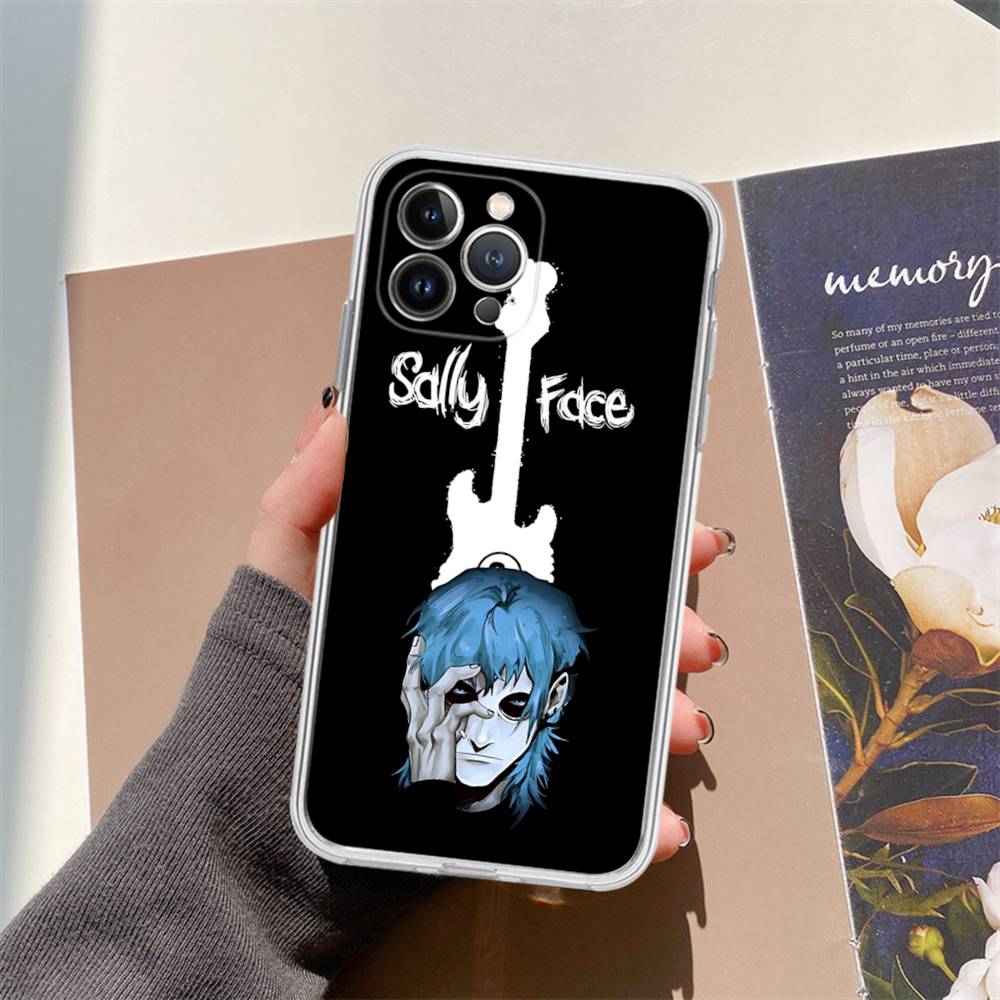 Horror S-Sally F-Face Suspense Game Phone Case For IPhone 17 16 15 14 13 12 11 Pro Max Plus Soft Cover Personalized DIY