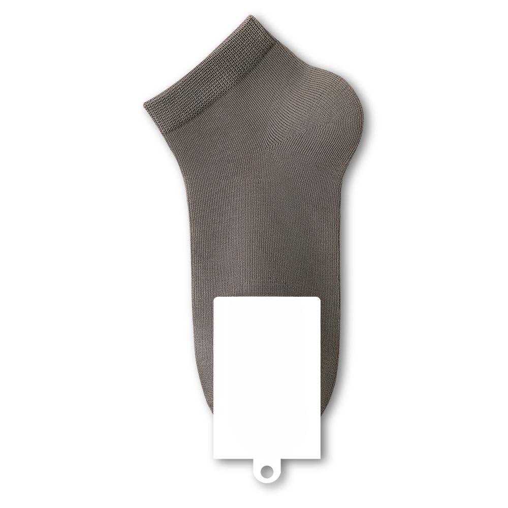 Women's Spring and Summer Casual Pure Cotton Anti Slip and Odor Proof Solid Color Boat Socks